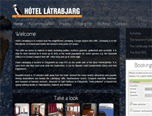 Tablet Screenshot of latrabjarg.com